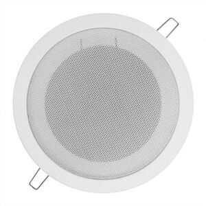 (12) Rockville CCL5T‎ 5" 70V Commercial In-Ceiling Speakers – White – New in Box